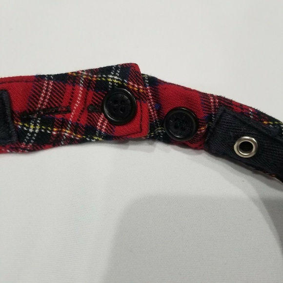 Tripp NYC dress halter top plaid lace grommet - Picture 6 of 8